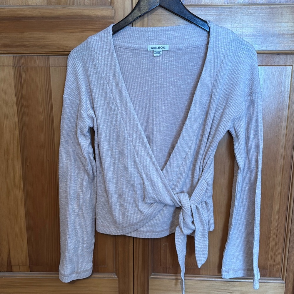 Soft wrap sweater BillaBong light pink